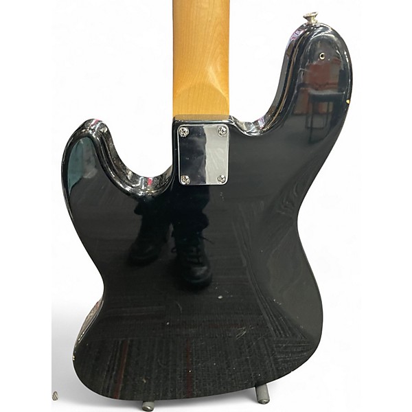 Used Squier Affinity Jazz Bass Black Electric Bass Guitar