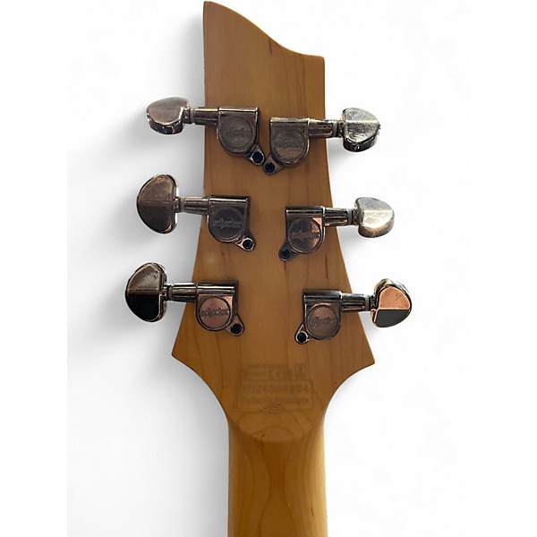 Used Schecter Guitar Research Demon 6 Crimson Red Burst Solid Body Electric Guitar