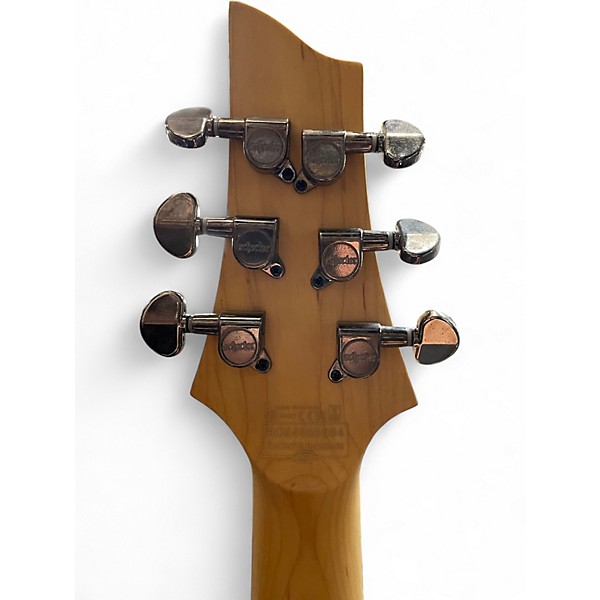 Used Schecter Guitar Research Demon 6 Crimson Red Burst Solid Body Electric Guitar