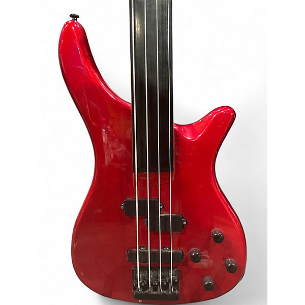 Used Rogue LX200BF Candy Apple Red Electric Bass Guitar