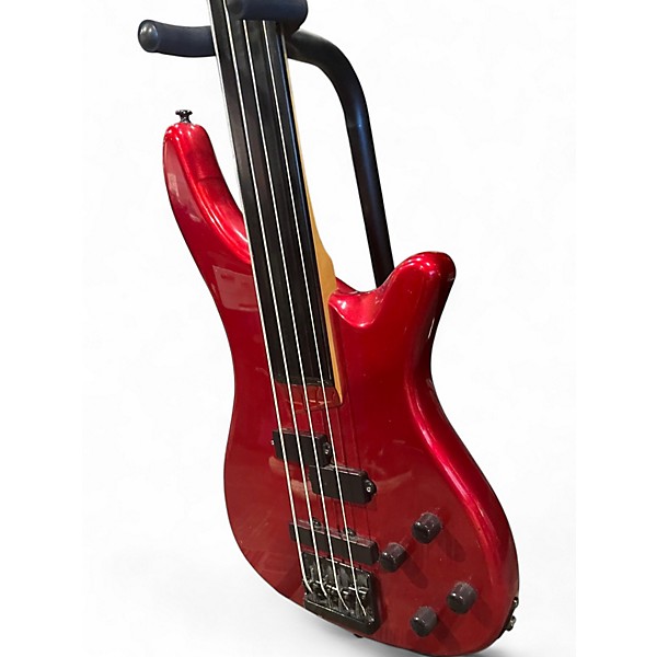Used Rogue LX200BF Candy Apple Red Electric Bass Guitar
