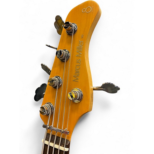Used 2026 Marcus Miller Sire V6 Candy Apple Red Electric Bass Guitar