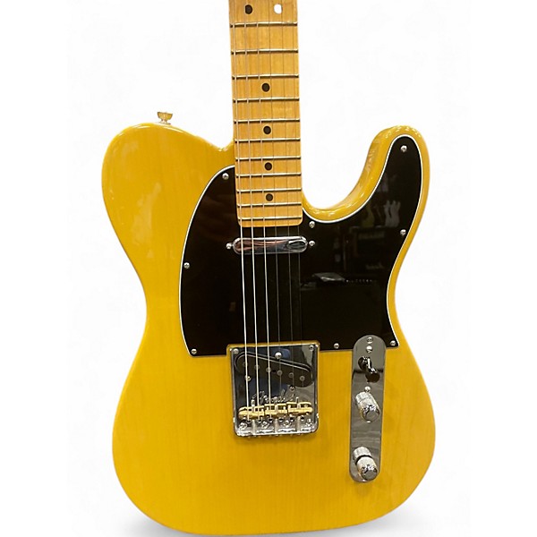 Used Fender American Professional II Telecaster Butterscotch Blonde Solid Body Electric Guitar