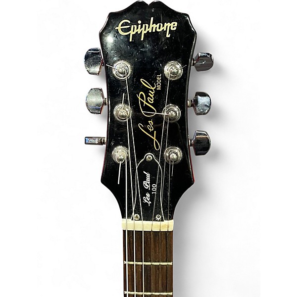 Used Epiphone Les Paul 100 Bolt On Candy Apple Red Solid Body Electric Guitar