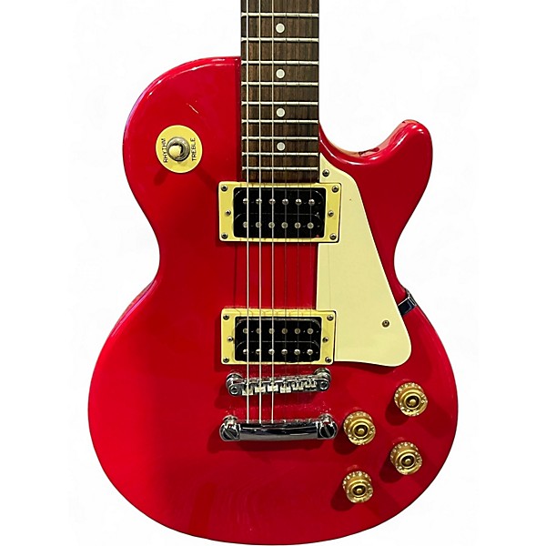 Used Epiphone Les Paul 100 Bolt On Candy Apple Red Solid Body Electric Guitar