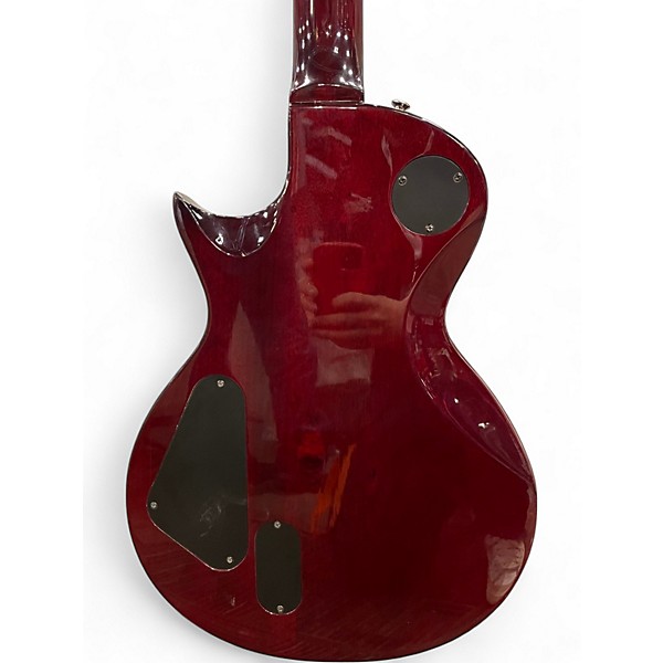 Used ESP LTD EC500 Trans Crimson Red Solid Body Electric Guitar
