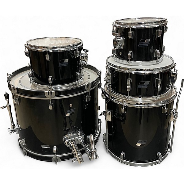 Used Ludwig 5 Piece BACKBEAT BLACK SPARKLE Drum Kit