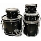 Used Ludwig 5 Piece BACKBEAT BLACK SPARKLE Drum Kit thumbnail