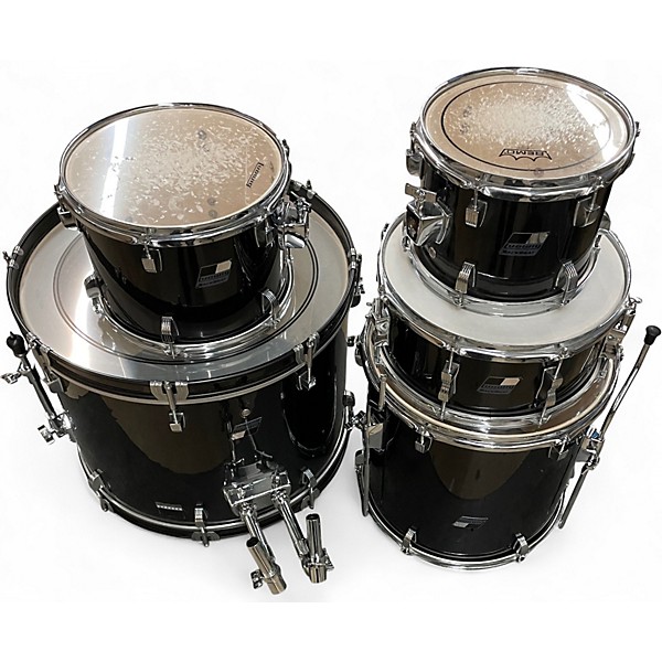 Used Ludwig 5 Piece BACKBEAT BLACK SPARKLE Drum Kit