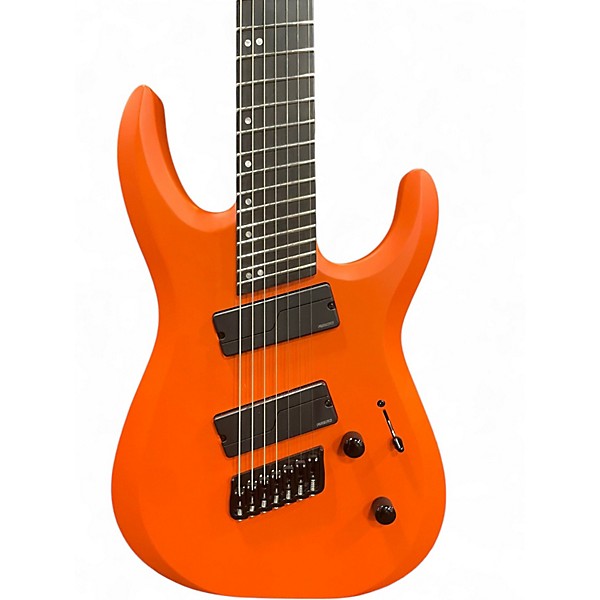 Used Jackson PRO PLUS DINKY DK MODERN HT7 SATIN ORANGE CRUSH Solid Body Electric Guitar