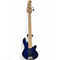 Used Lakland 55-02 Skyline Series 5 String Blue Electric Bass Guitar thumbnail