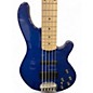 Used Lakland 55-02 Skyline Series 5 String Blue Electric Bass Guitar