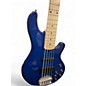 Used Lakland 55-02 Skyline Series 5 String Blue Electric Bass Guitar