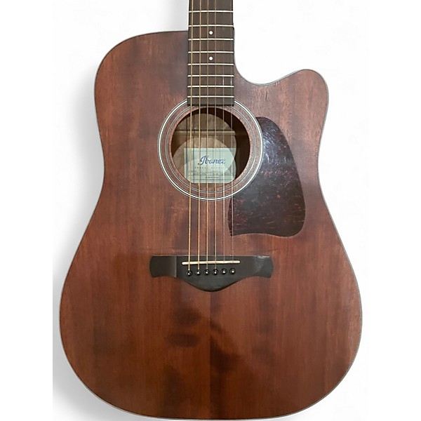 Used Ibanez AW54CEOPM Mahogany Acoustic Electric Guitar