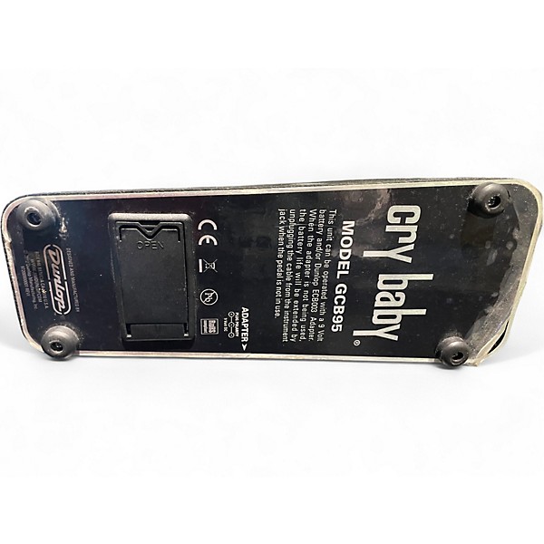Used Dunlop GCB95 Original Crybaby Wah Effect Pedal