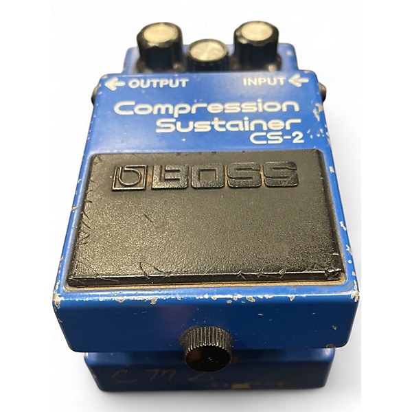 Used BOSS CS2 Compressor Sustainer Effect Pedal