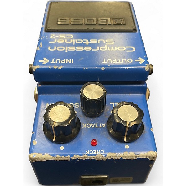 Used BOSS CS2 Compressor Sustainer Effect Pedal