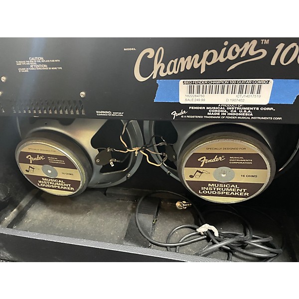 Used Fender Champion 100 Guitar Combo Amp