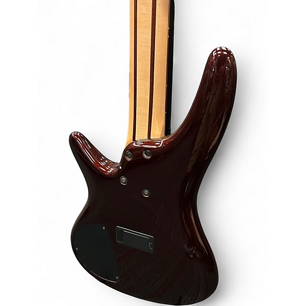 Used Ibanez ST505 Candy Apple Red Electric Bass Guitar