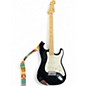 Used Fender SQUIER STRATOCASTER Black Solid Body Electric Guitar thumbnail