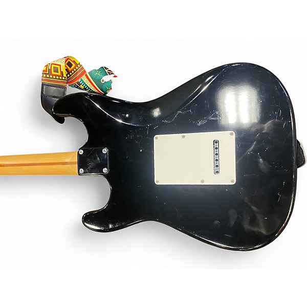 Used Fender SQUIER STRATOCASTER Black Solid Body Electric Guitar