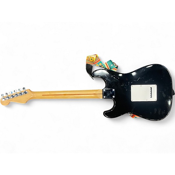 Used Fender SQUIER STRATOCASTER Black Solid Body Electric Guitar