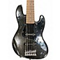 Used Squier Affinity Jazz Bass VI Metallic Black Electric Bass Guitar