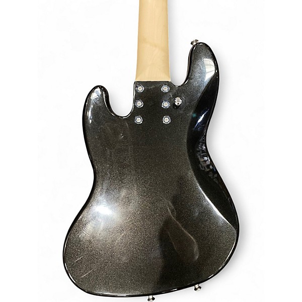 Used Squier Affinity Jazz Bass VI Metallic Black Electric Bass Guitar