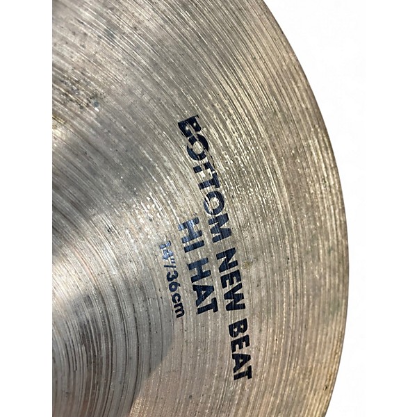 Used Zildjian 14in New Beat Hi Hat Bottom Cymbal
