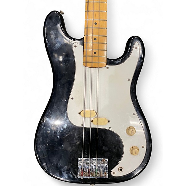Used Squier BULLET BASS BLACK Electric Bass Guitar