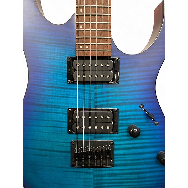 Used Ibanez RG6003FM Blue Sapphire Solid Body Electric Guitar