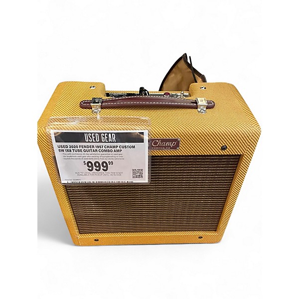 Used 2020 Fender 1957 Champ Custom 5W 1x8 Tube Guitar Combo Amp