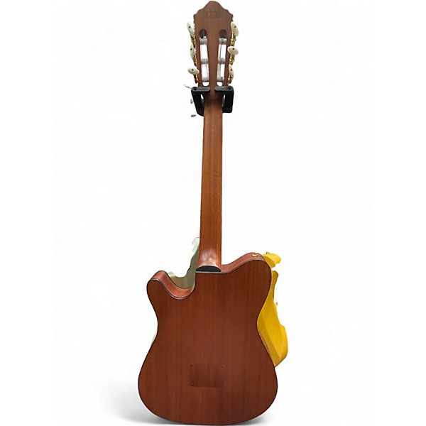 Used Ibanez FRH10N Brown Classical Acoustic Electric Guitar