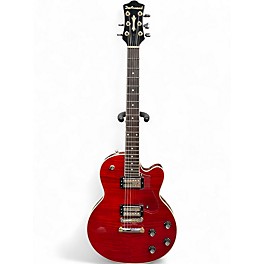 Used DeArmond M72 Trans Red Solid Body Electric Guitar
