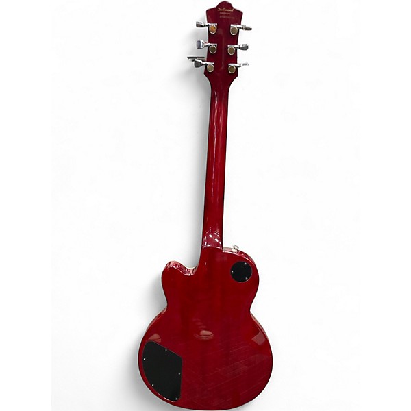 Used DeArmond M72 Trans Red Solid Body Electric Guitar