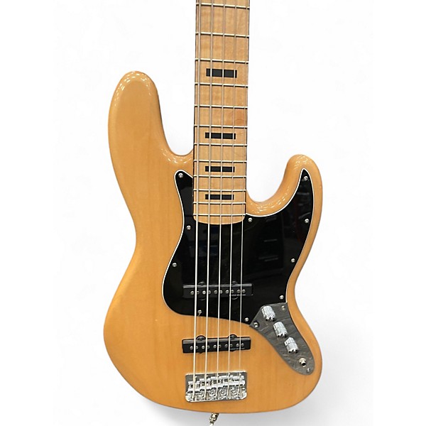 Used Squier Vintage Modified Jazz Bass V NATURAL Electric Bass Guitar