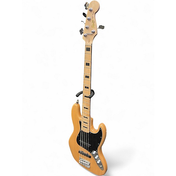 Used Squier Vintage Modified Jazz Bass V NATURAL Electric Bass Guitar
