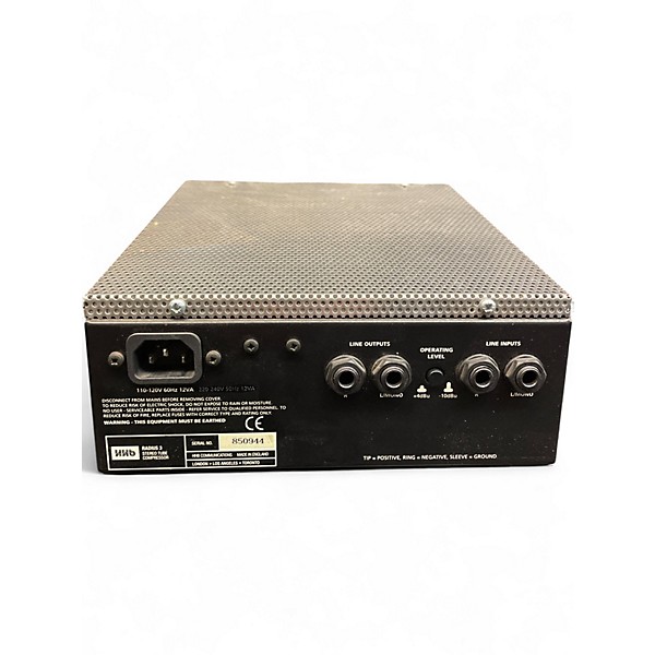 Used HHB Radius 3 Fat Man Stereo Tube Compressor Compressor