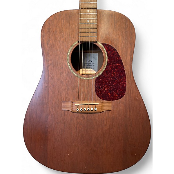 Used 2002 Martin D15M Natural Acoustic Guitar
