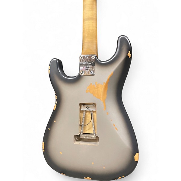 Used EVH Frankenstein Relic Silverburst Solid Body Electric Guitar