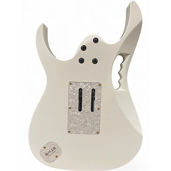 Used Ibanez JEM7VP Alpine White Solid Body Electric Guitar