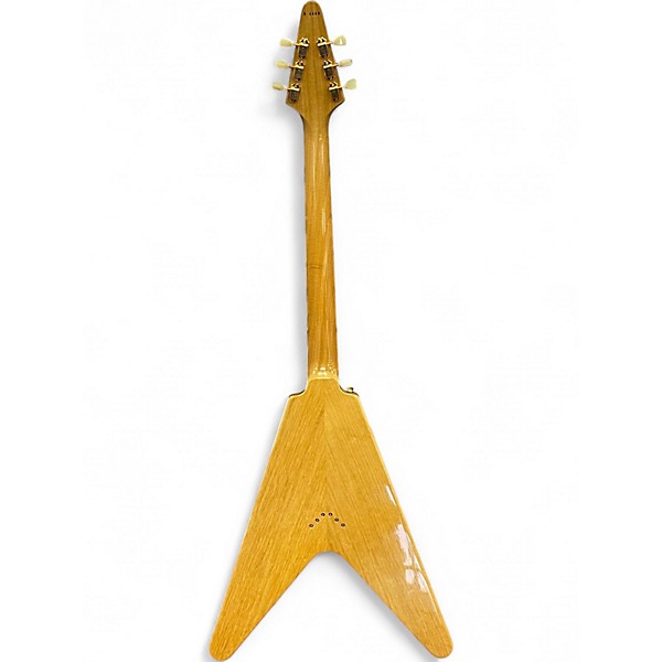 Used 2024 Gibson Custom Shop '58 Korina Flying V Natural Solid Body Electric Guitar
