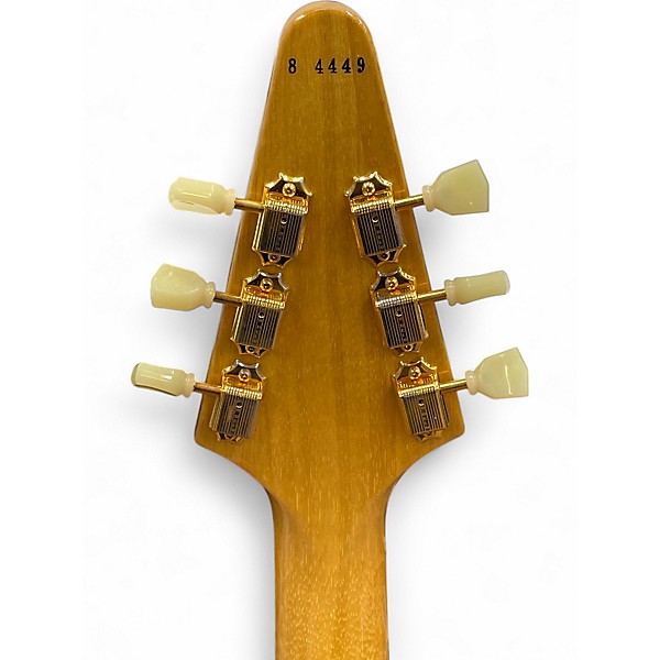 Used 2024 Gibson Custom Shop '58 Korina Flying V Natural Solid Body Electric Guitar