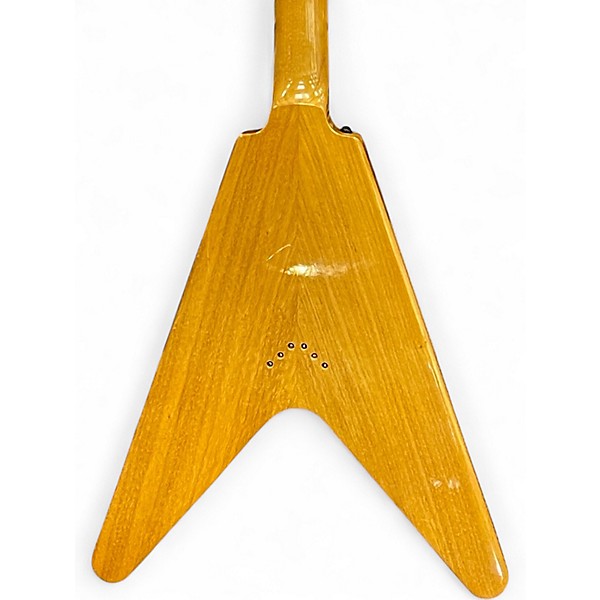 Used 2024 Gibson Custom Shop 1958 Korina Flying V Natural Solid Body Electric Guitar