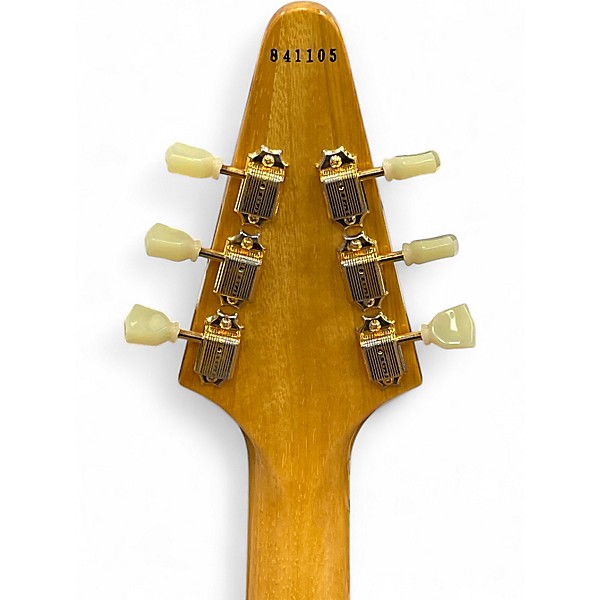 Used 2024 Gibson Custom Shop 1958 Korina Flying V Natural Solid Body Electric Guitar