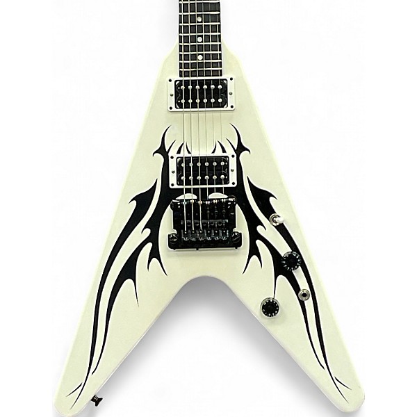 Used 2009 Gibson Tribal V Ltd Run  White Solid Body Electric Guitar