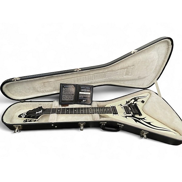 Used 2009 Gibson Tribal V Ltd Run  White Solid Body Electric Guitar