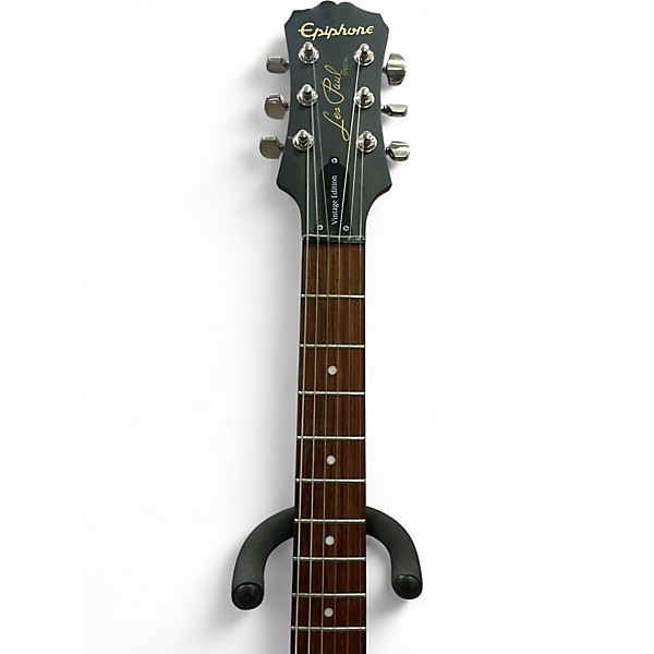 Used 2016 Epiphone Les Paul Special Vintage Edition Tobacco Matte Solid Body Electric Guitar