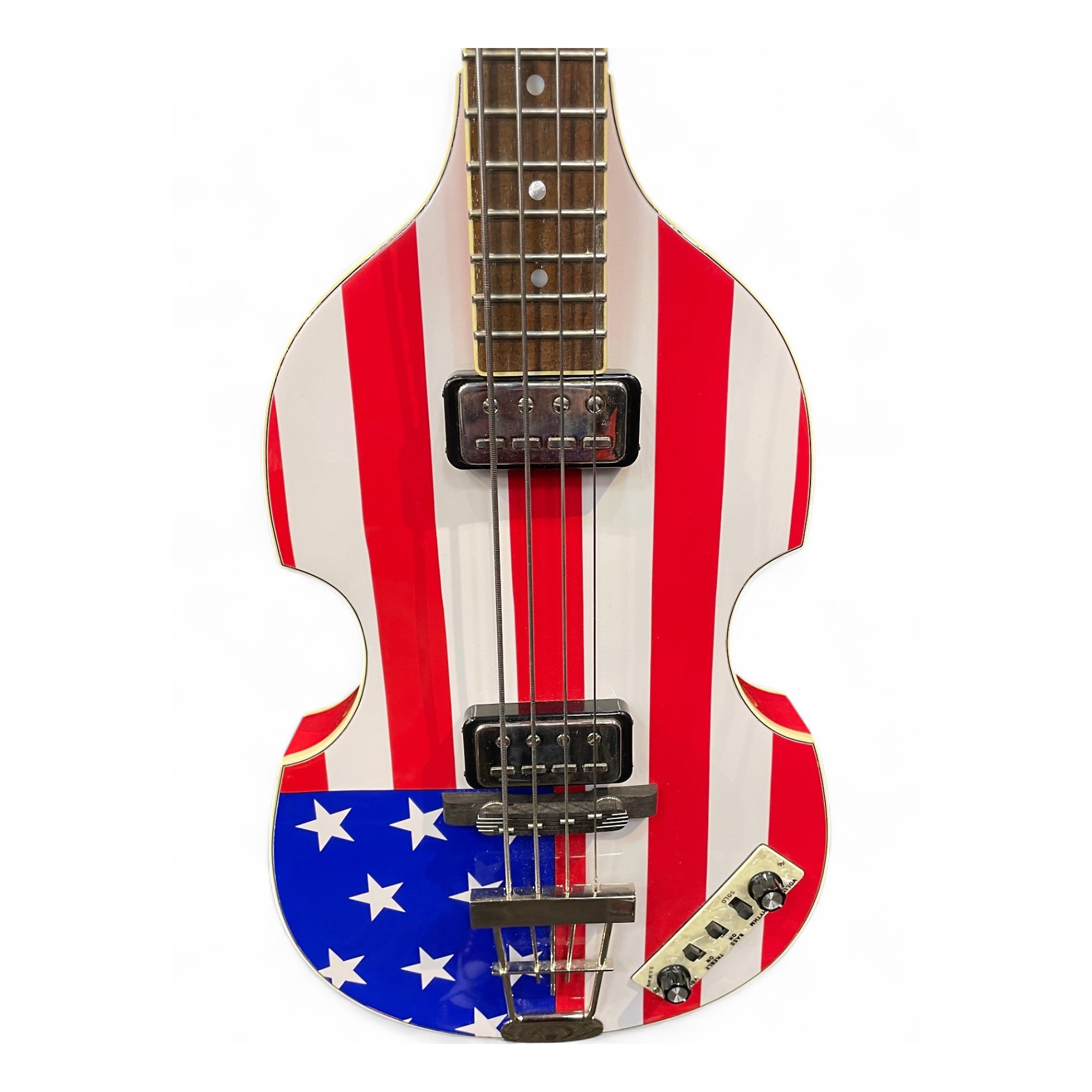 Hofner ヘフナー HCT500/1 Union Flag Used Hofner HCT 500/1 AMERICAN FLAG Electric Bass Guitar AMERICAN