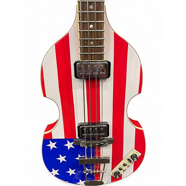 Hofner ヘフナー HCT500/1 Union Flag Used Hofner HCT 500/1 AMERICAN FLAG Electric Bass Guitar AMERICAN